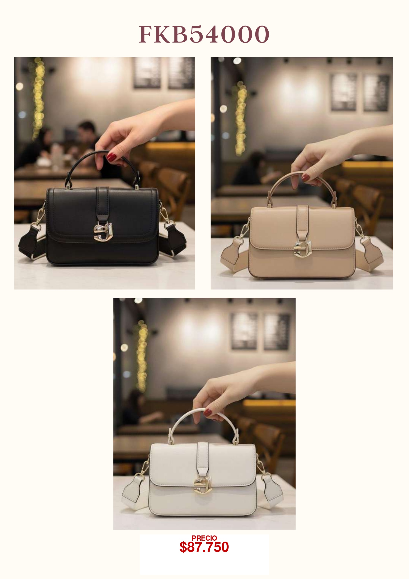 Bolso de mano elegante