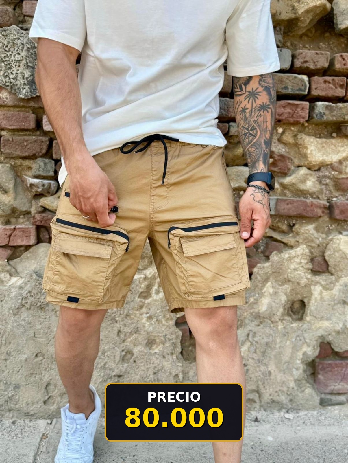 Bermuda cargo beige