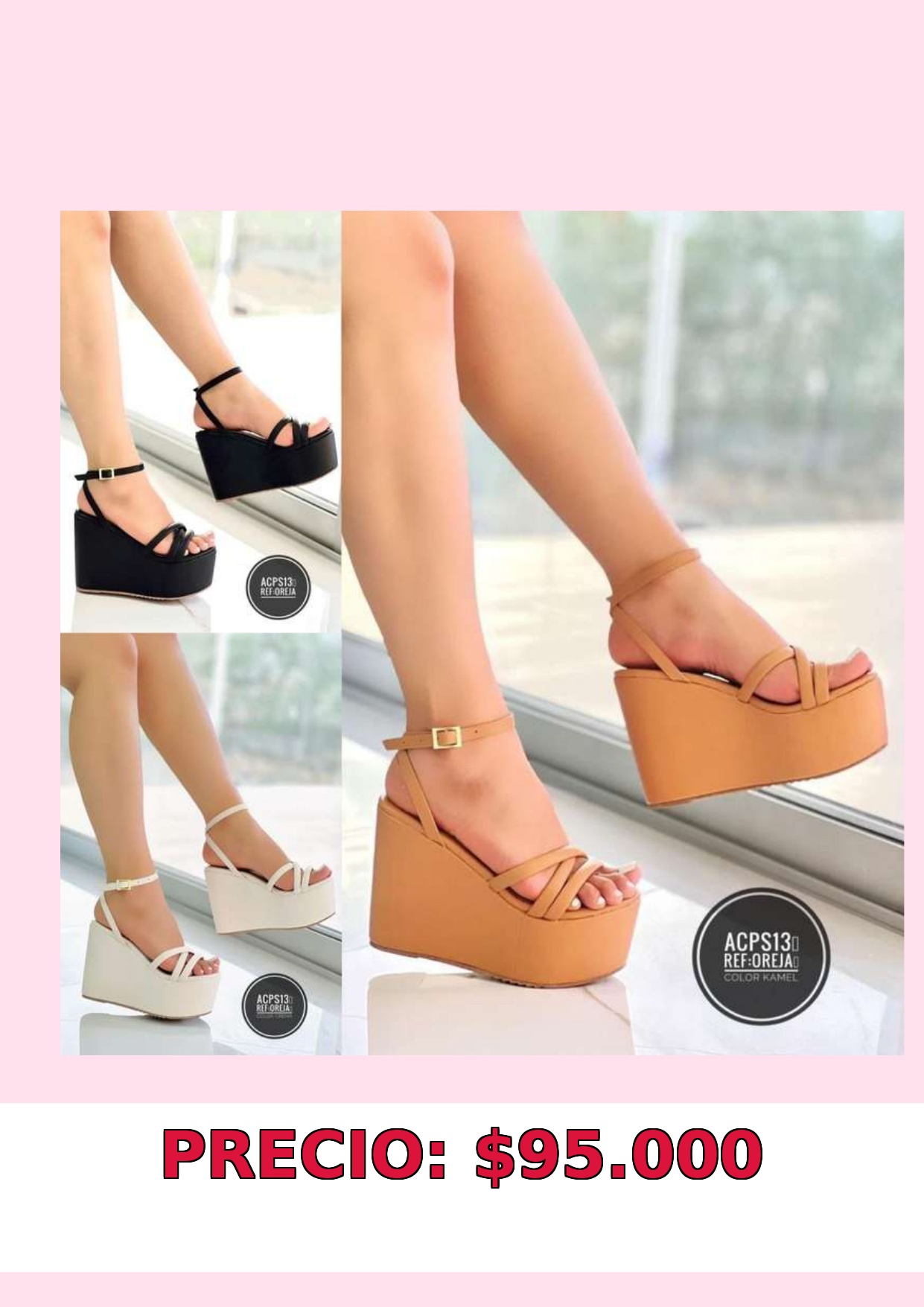 Sandalias Plataforma Mujer