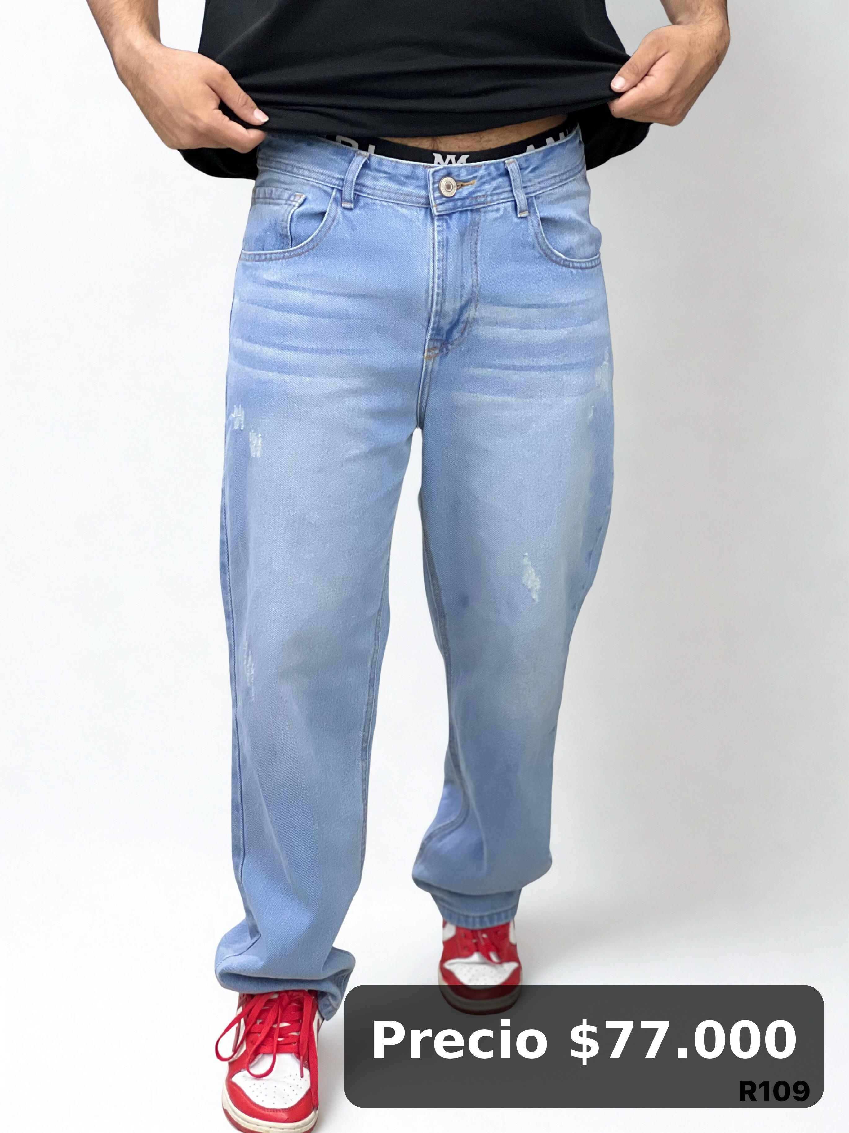 Jeans azul claro para hombre