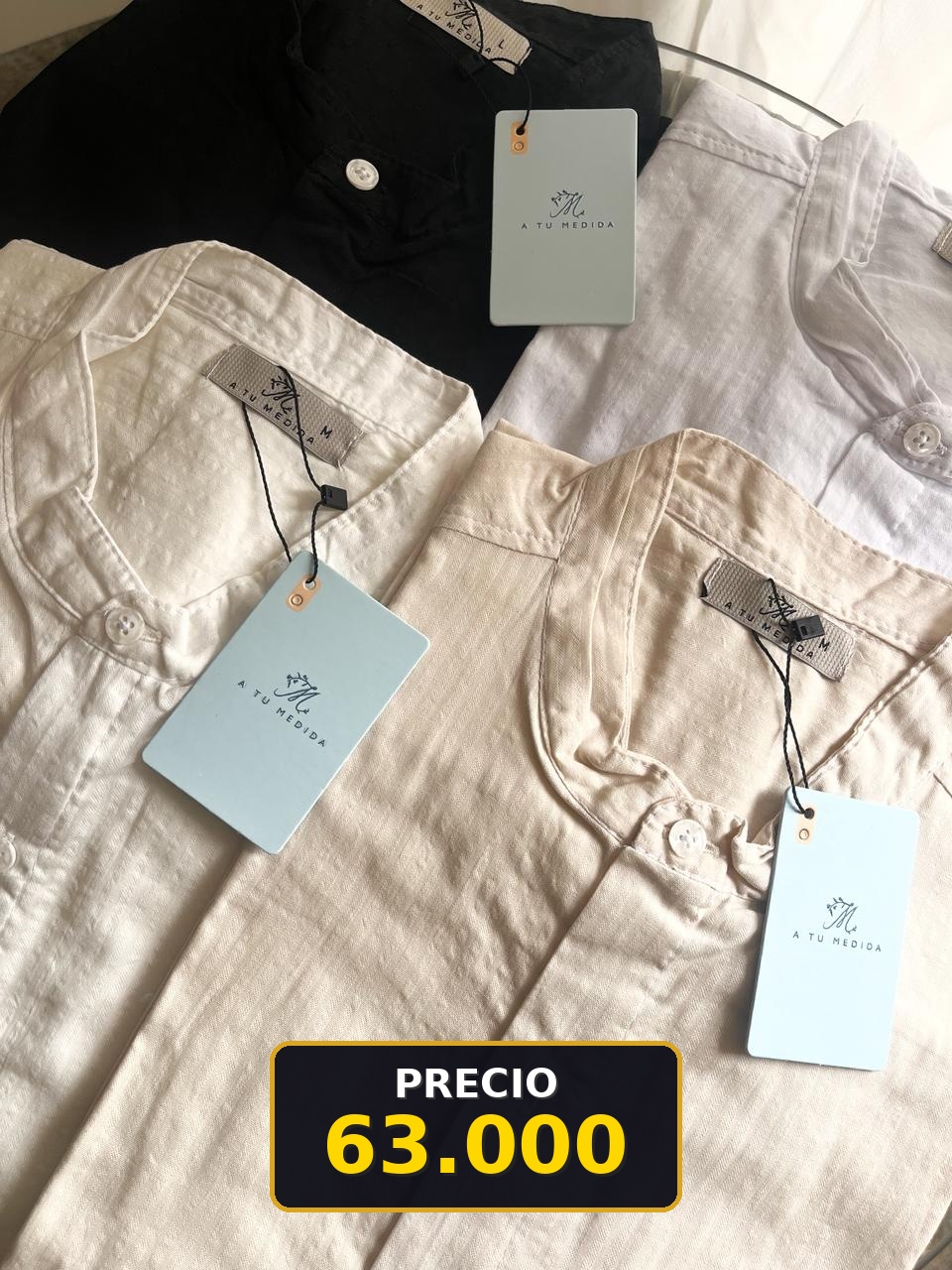 Camisas de lino para hombre