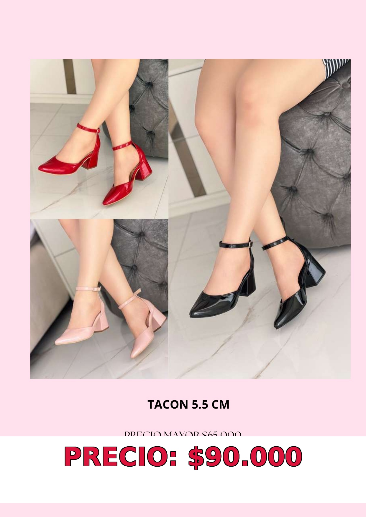 Zapatos de tacón 5.5 cm