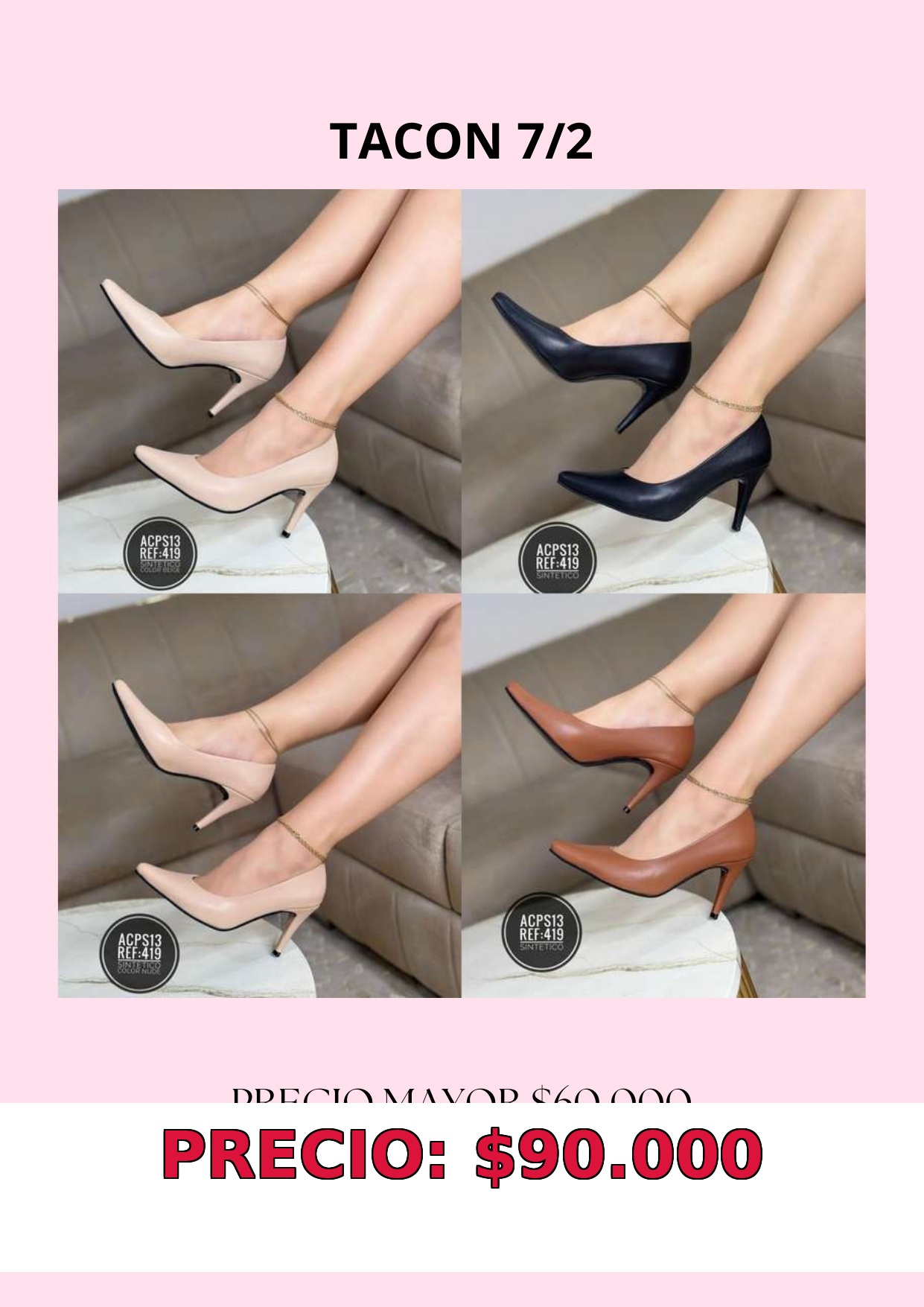 Tacones clásicos mujer