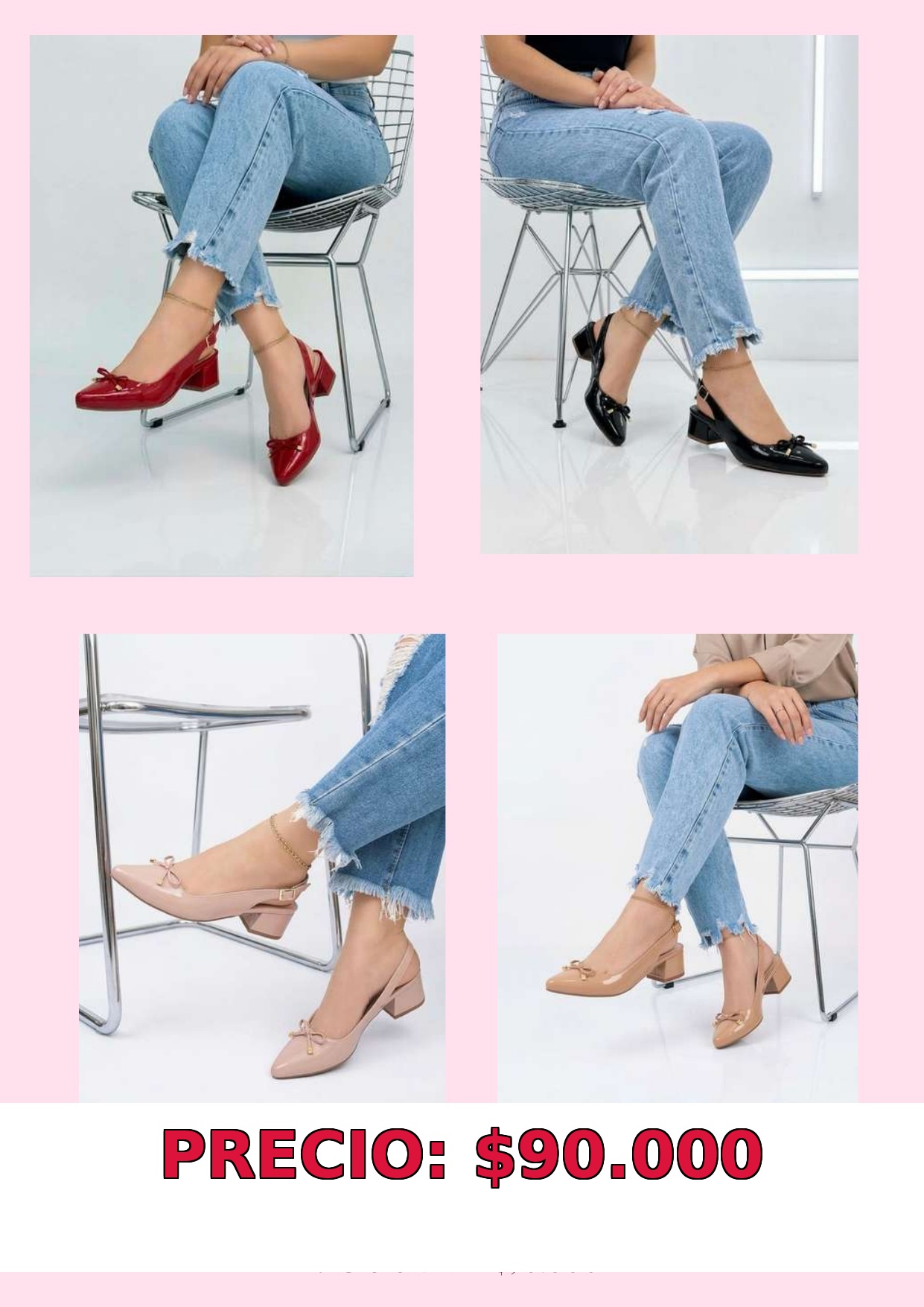 Zapatos de Tacón Bajo para Mujer