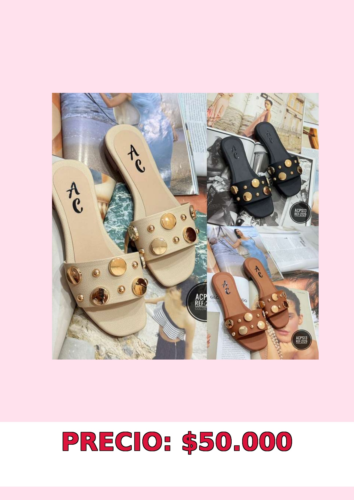 Sandalias AC con Tachuelas