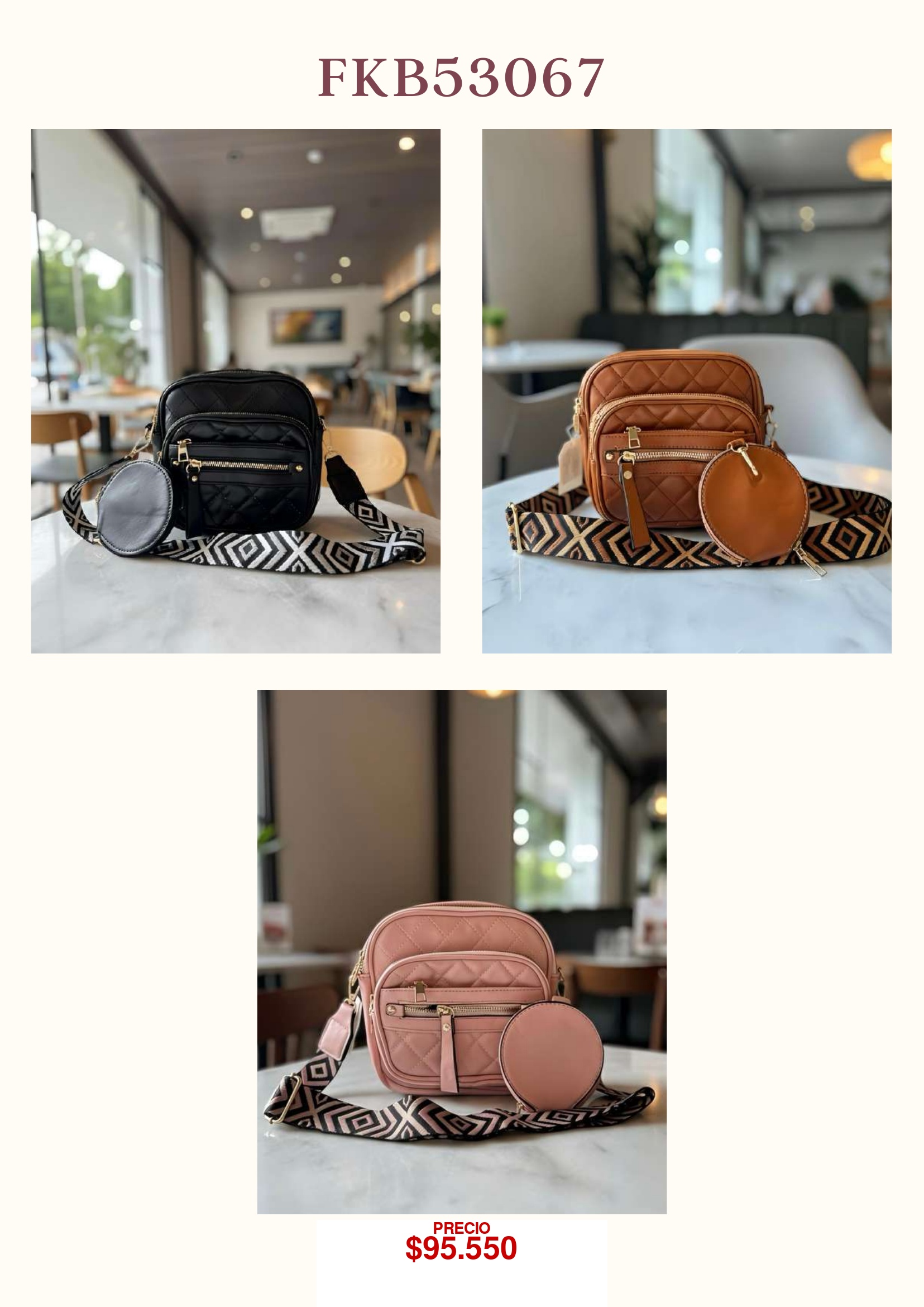 Bolso bandolera moderno