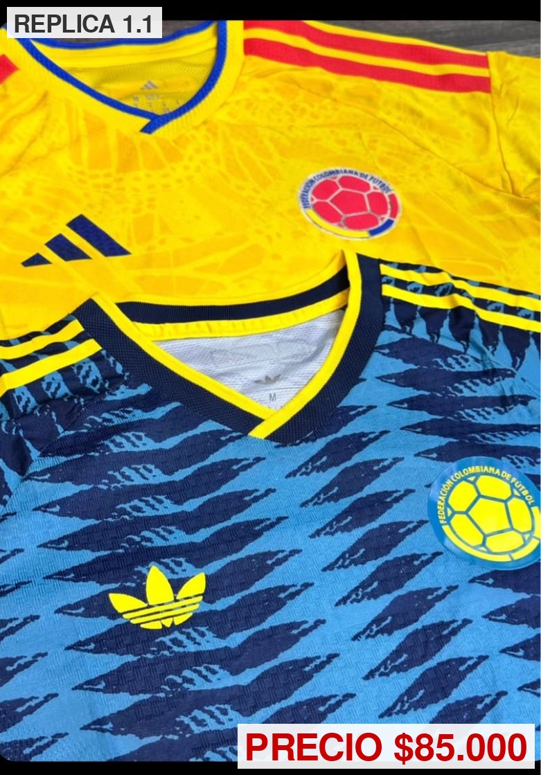 Camisetas de la Selección Colombia 
