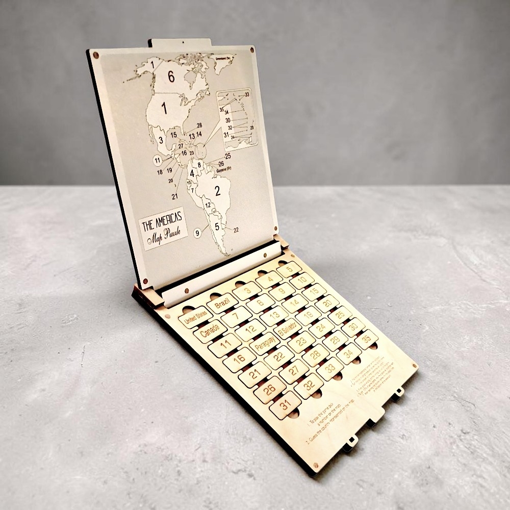 AMERICAS MAP PUZZLE