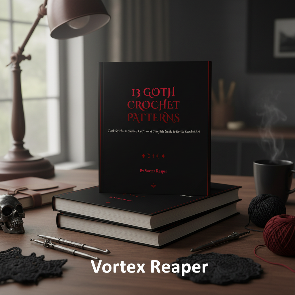13 Goth Crochet Patterns by Vortex Reaper