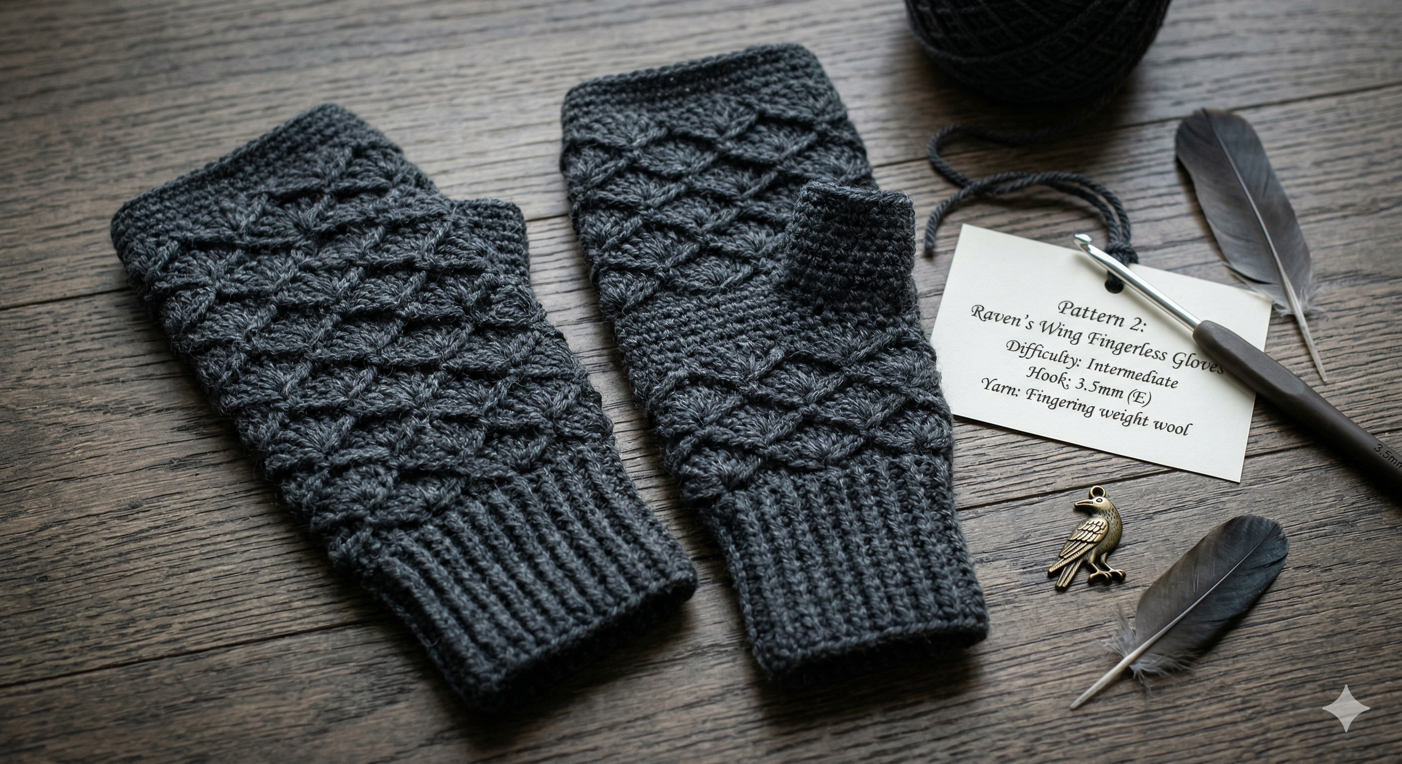 13 Goth Crochet Patterns by Vortex Reaper