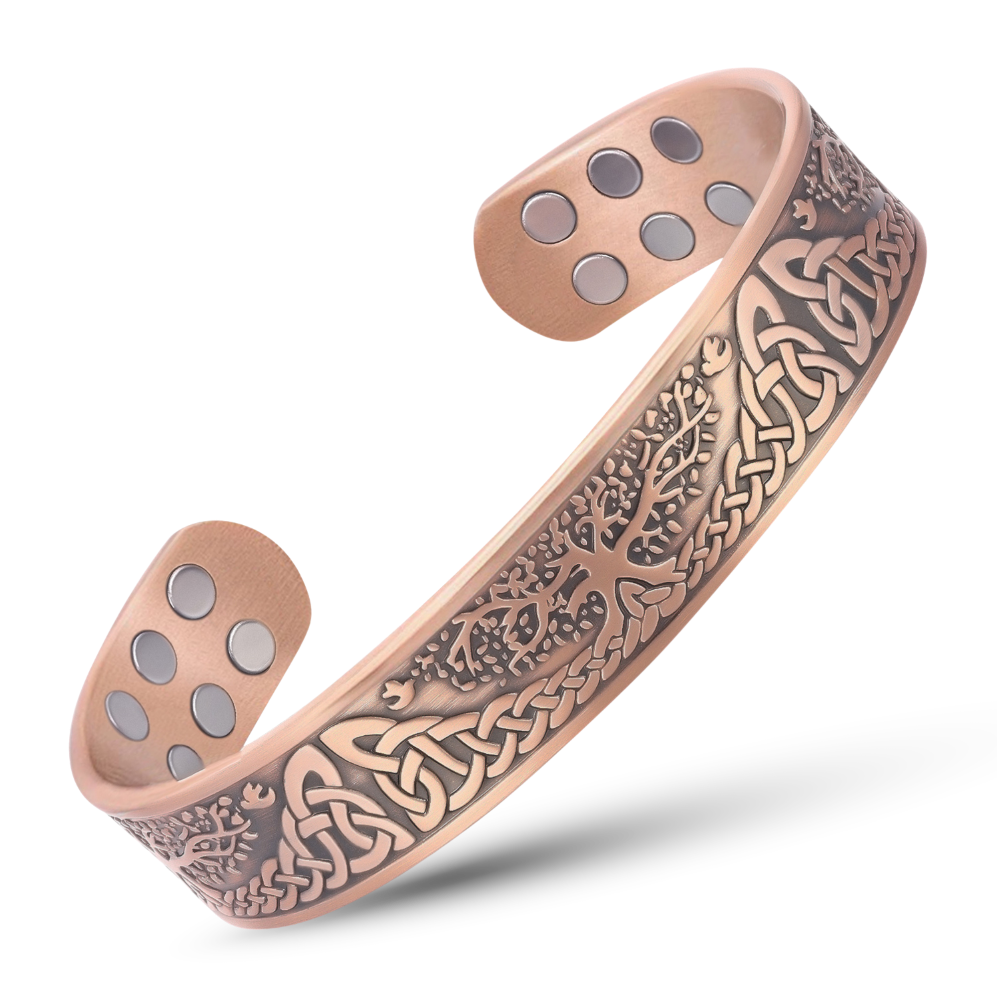 Celtic Tree of Life Copper Magnetic Bracelet
