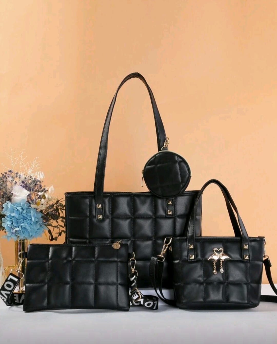 Set de Carteras Elegancia Negra