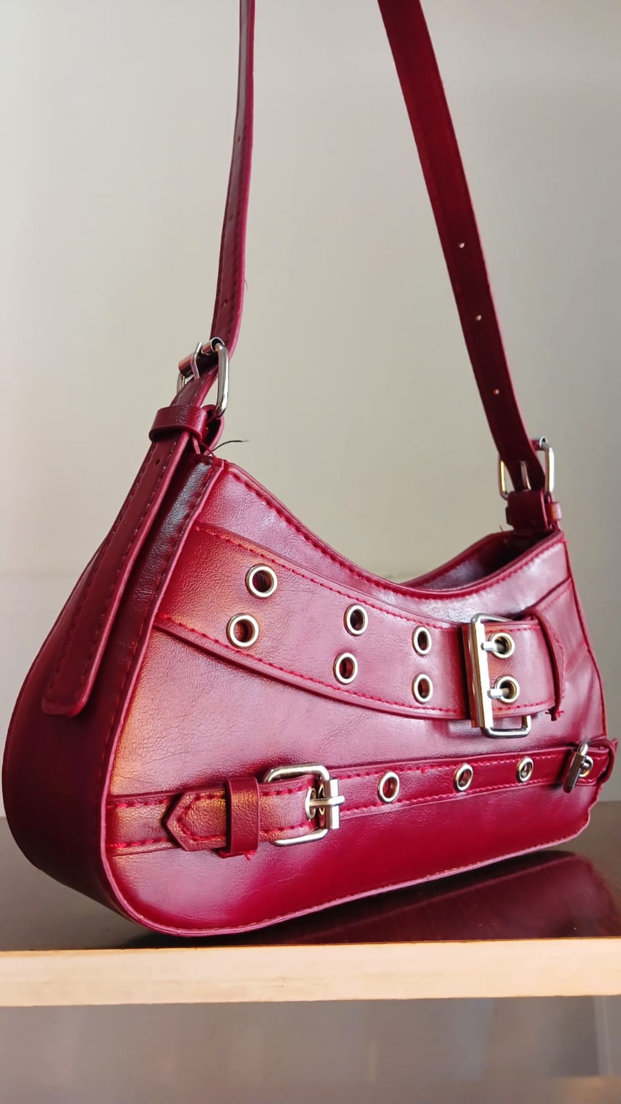 Cartera Roja Cinturón