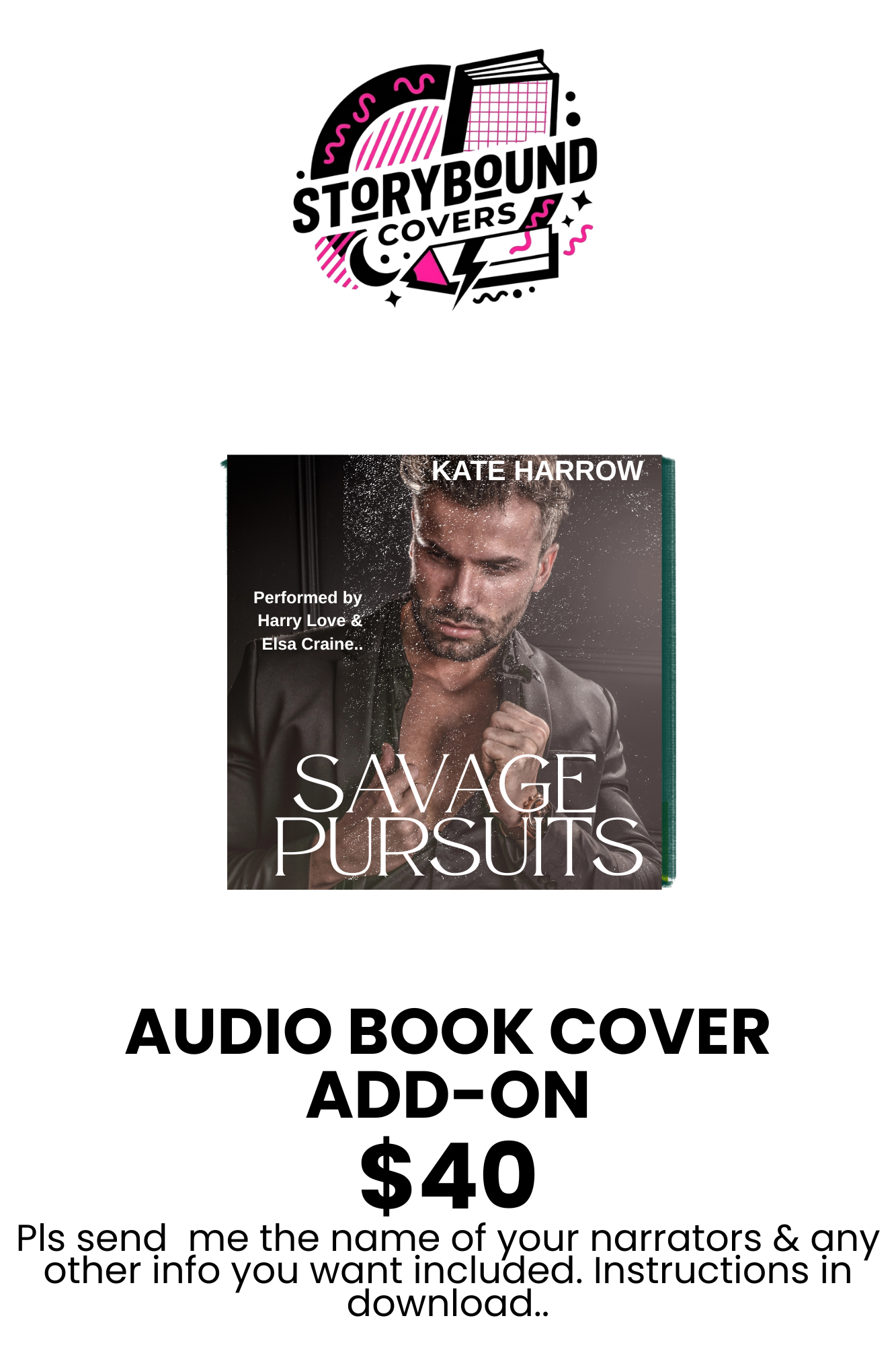 AUDIO BOOK COVER ADD-ON