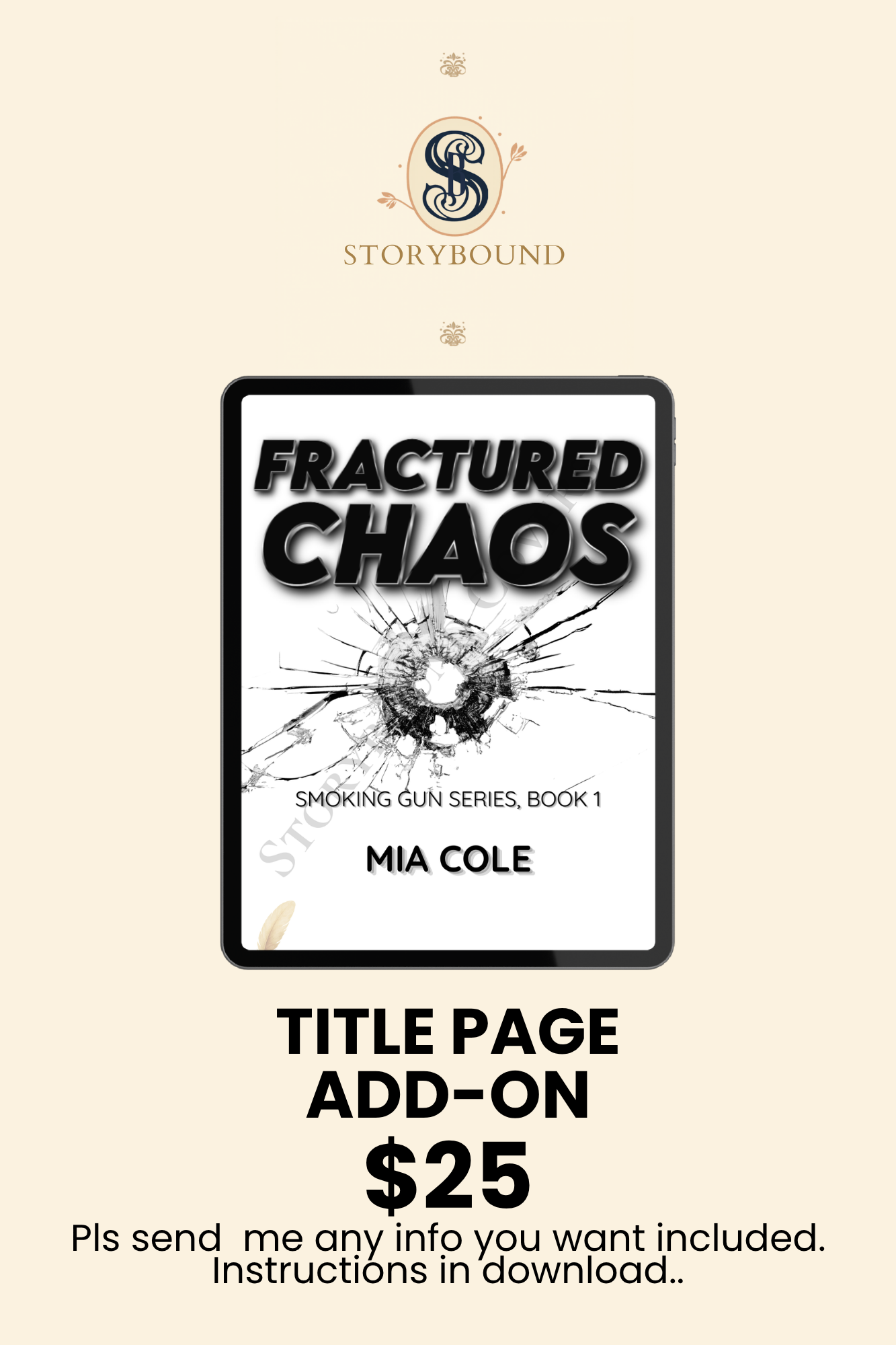 TITLE PAGE ADD-ON