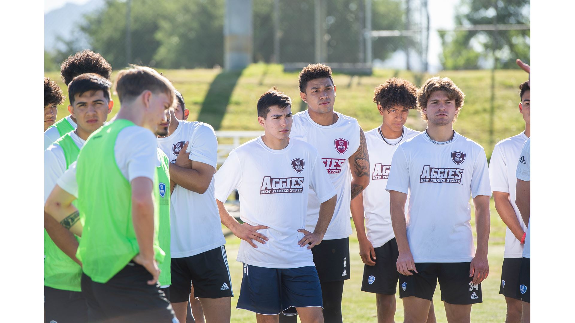 Soccer Team Training Session