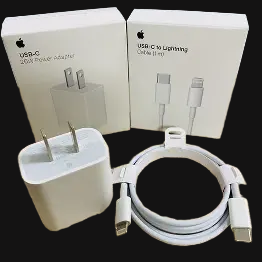 Cargador USB-C Apple + Cable Lightning