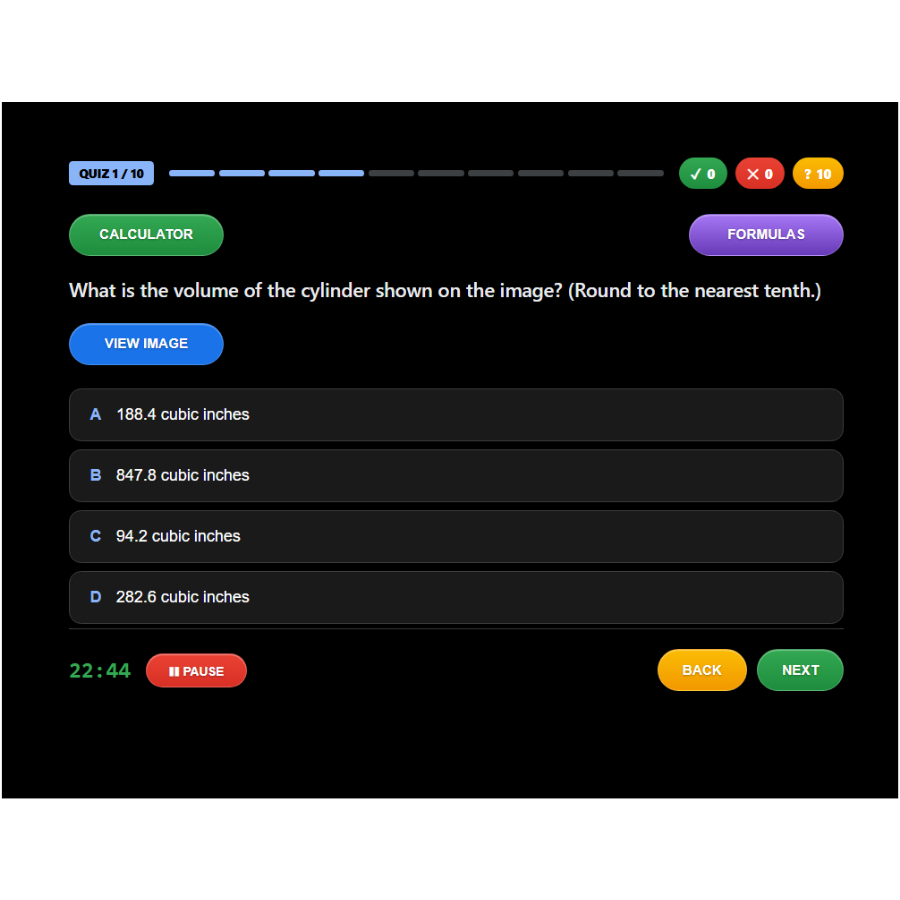GED Math Practice - 30 Day Full Access.