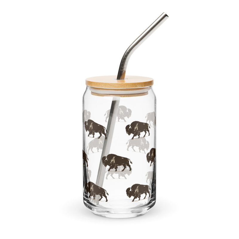 Can-shaped glass