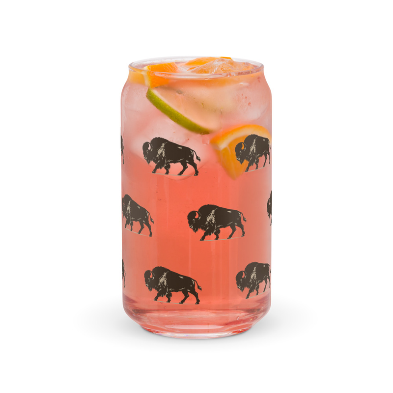 Can-shaped glass
