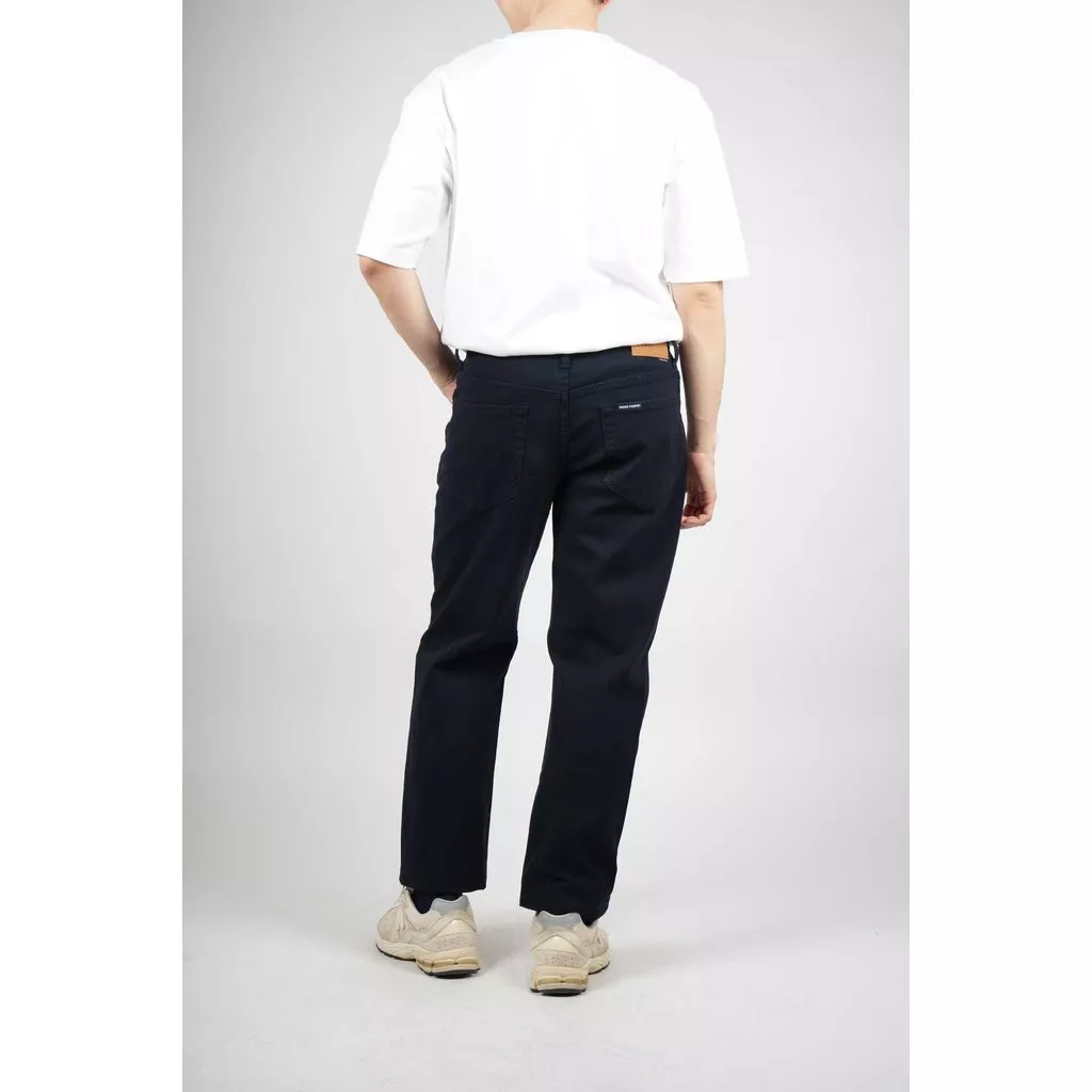 Classic Black Straight-Leg Pants
