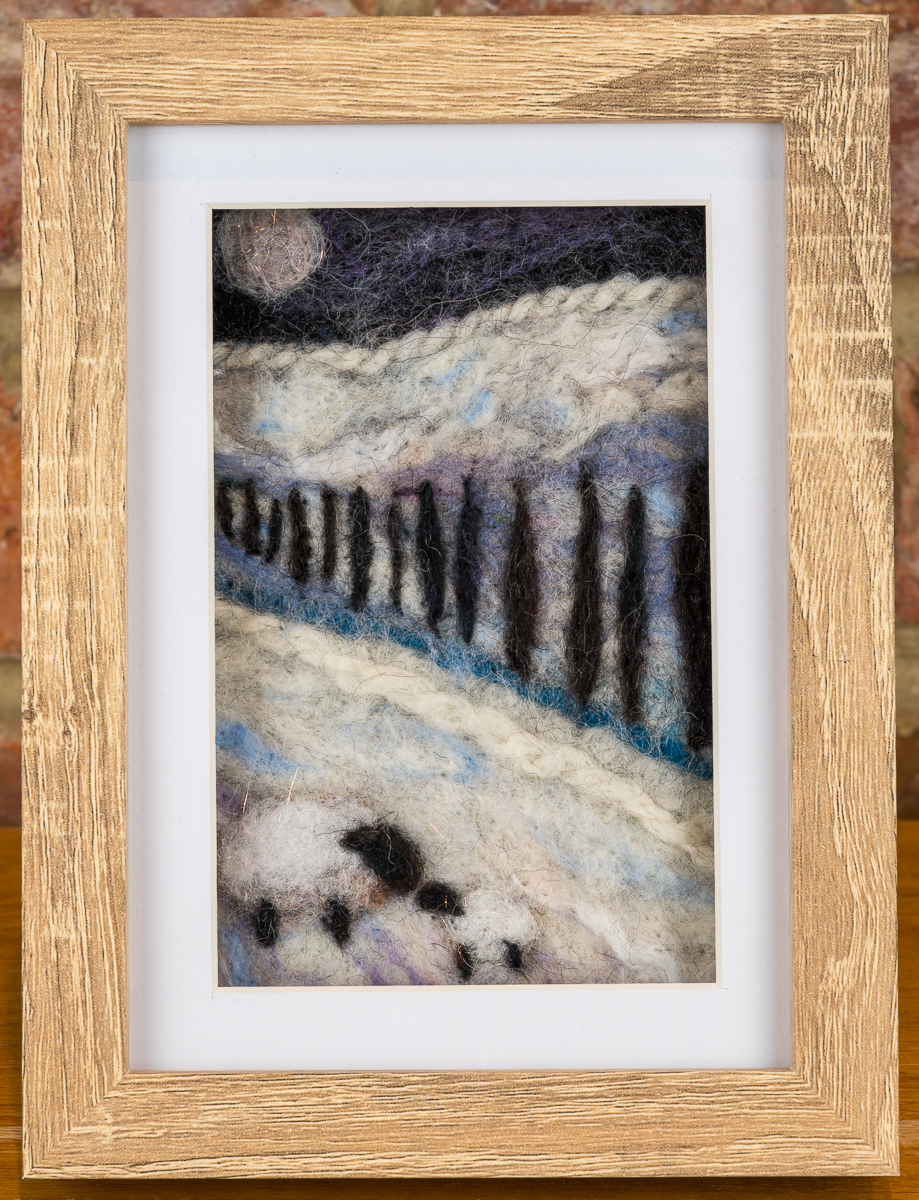Framed Felt Landscape Art