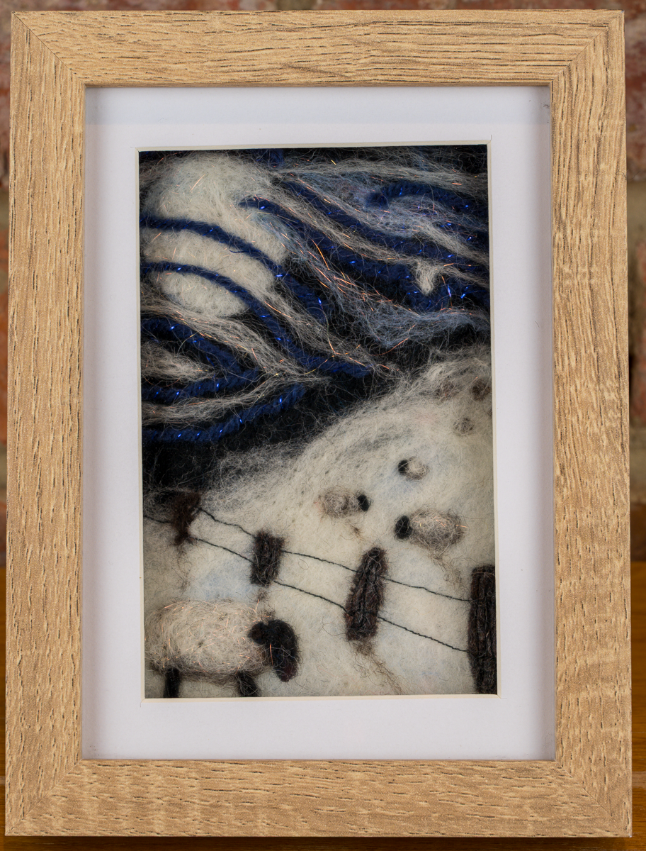 Framed Felted Landscape Art
