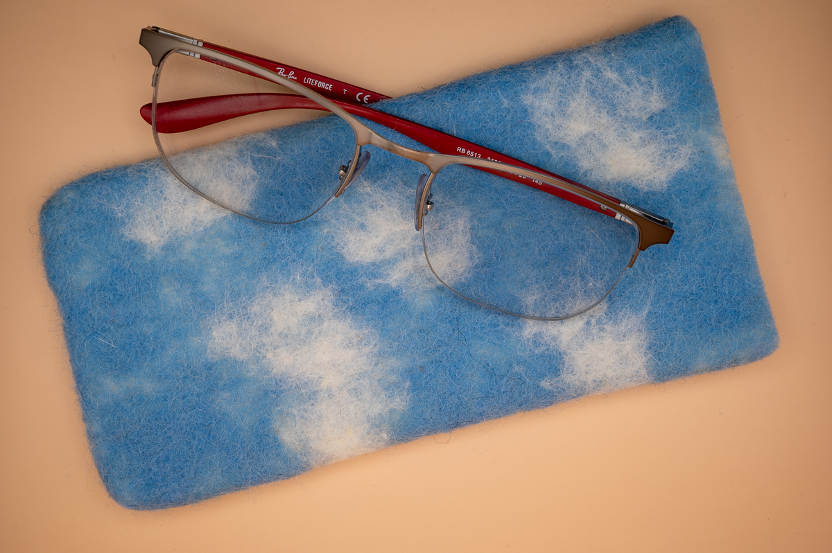 Felted Cloud Pencil Case