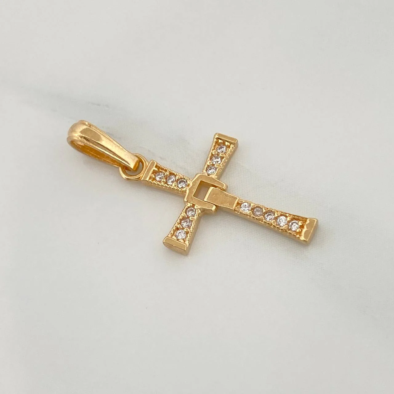 Dije Cruz Articulada 1gr / 2.6cm / Oro Amarillo 18K %