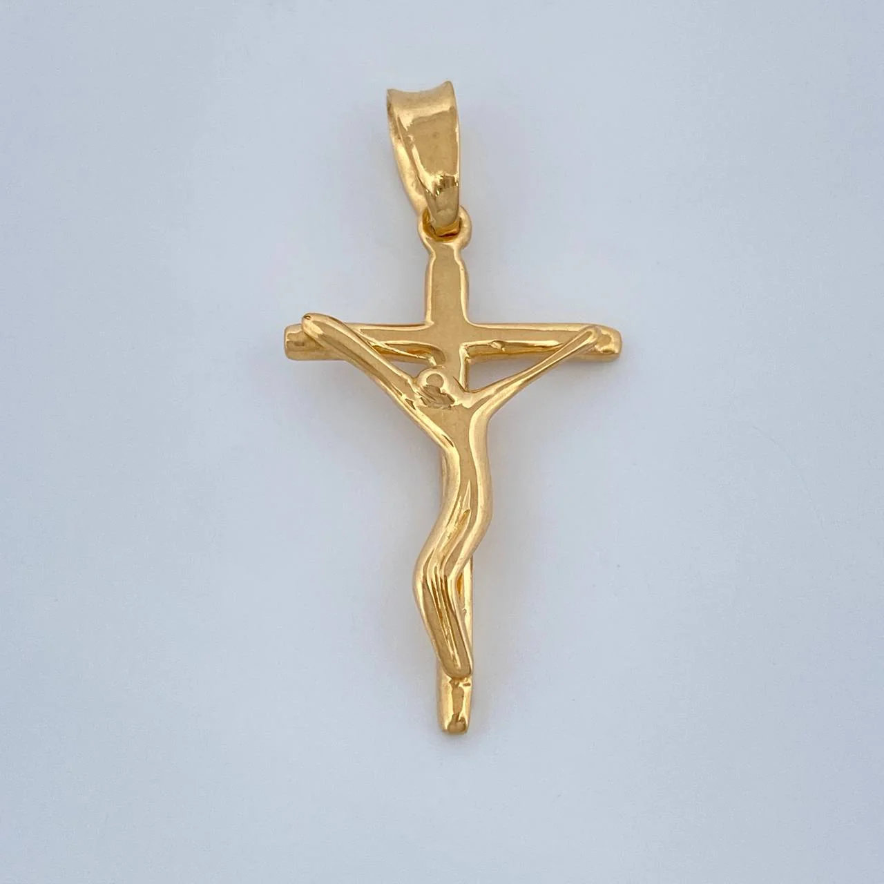 Dije Cruz Cristo 1.25gr / 2.8cm / Oro Amarillo 18K %