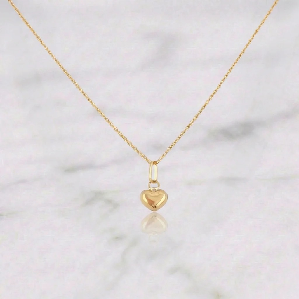 Cadena con dije de corazon