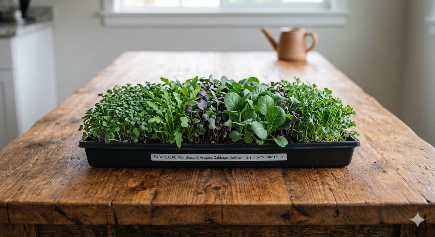Salad Mix (Broccoli, Arugula, Cabbage, Kohlrabi, Kale)
