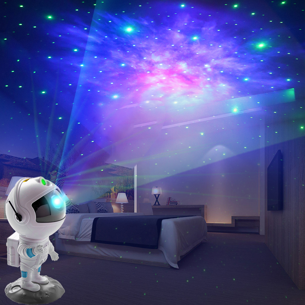 Astronaut Galaxy Projector with Nebula, Star Projector Ceiling LED Lamp with 8 Modes Astronaut Starry Night Light with Remote Kids Projector Gift for Boys Adults for Bedroom, Birthdays