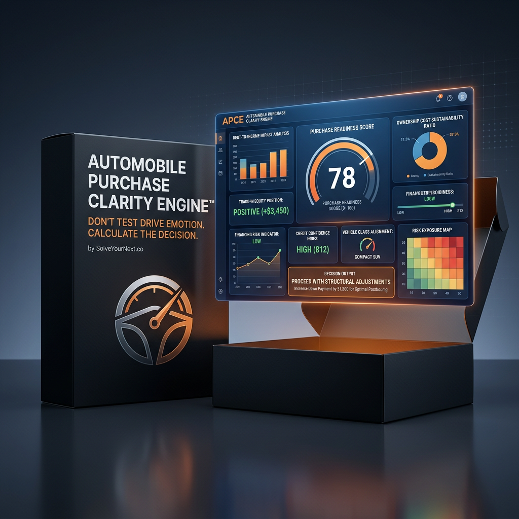 AUTOMOBILE PURCHASE CLARITY ENGINE™