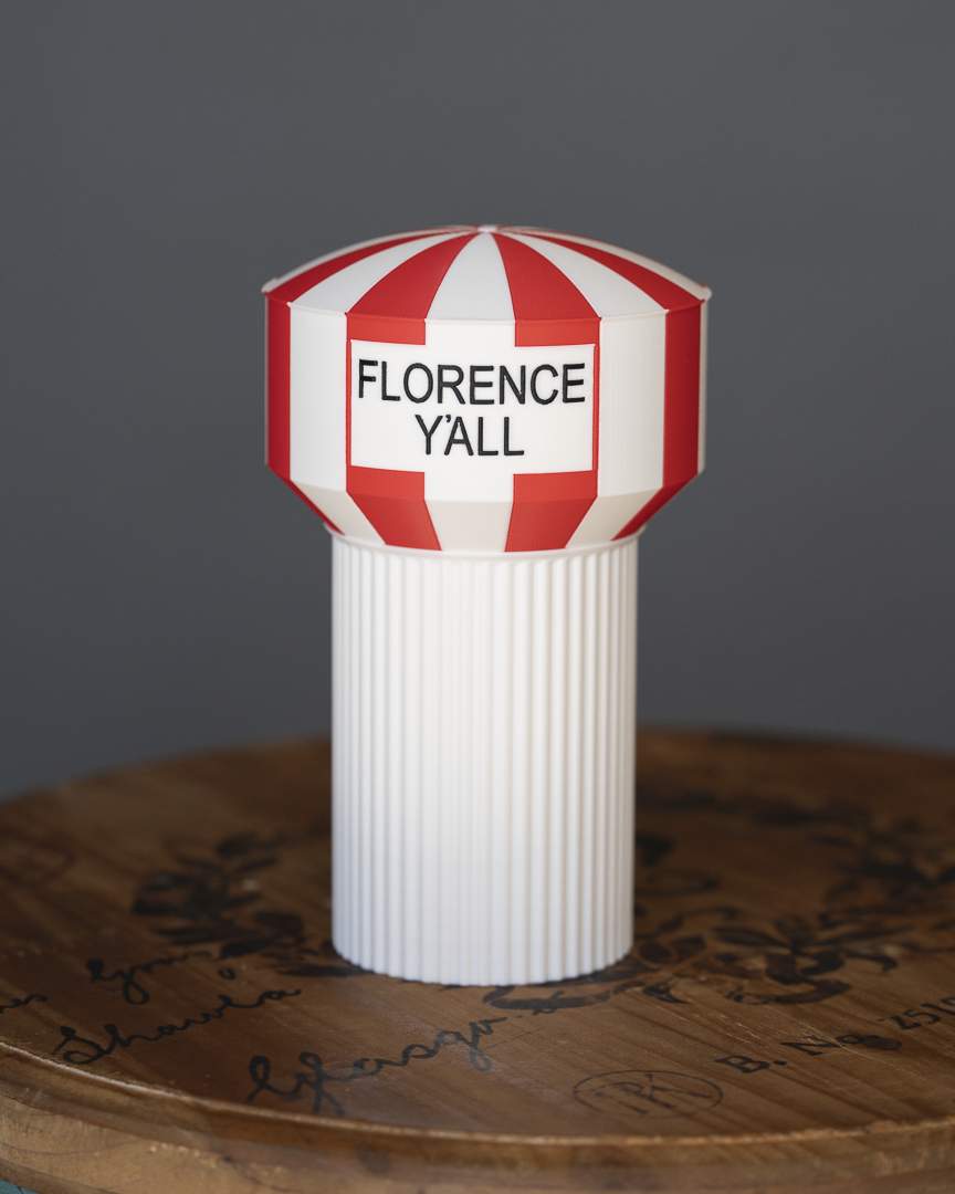 Florence Y'all Water Tower Desk Replica