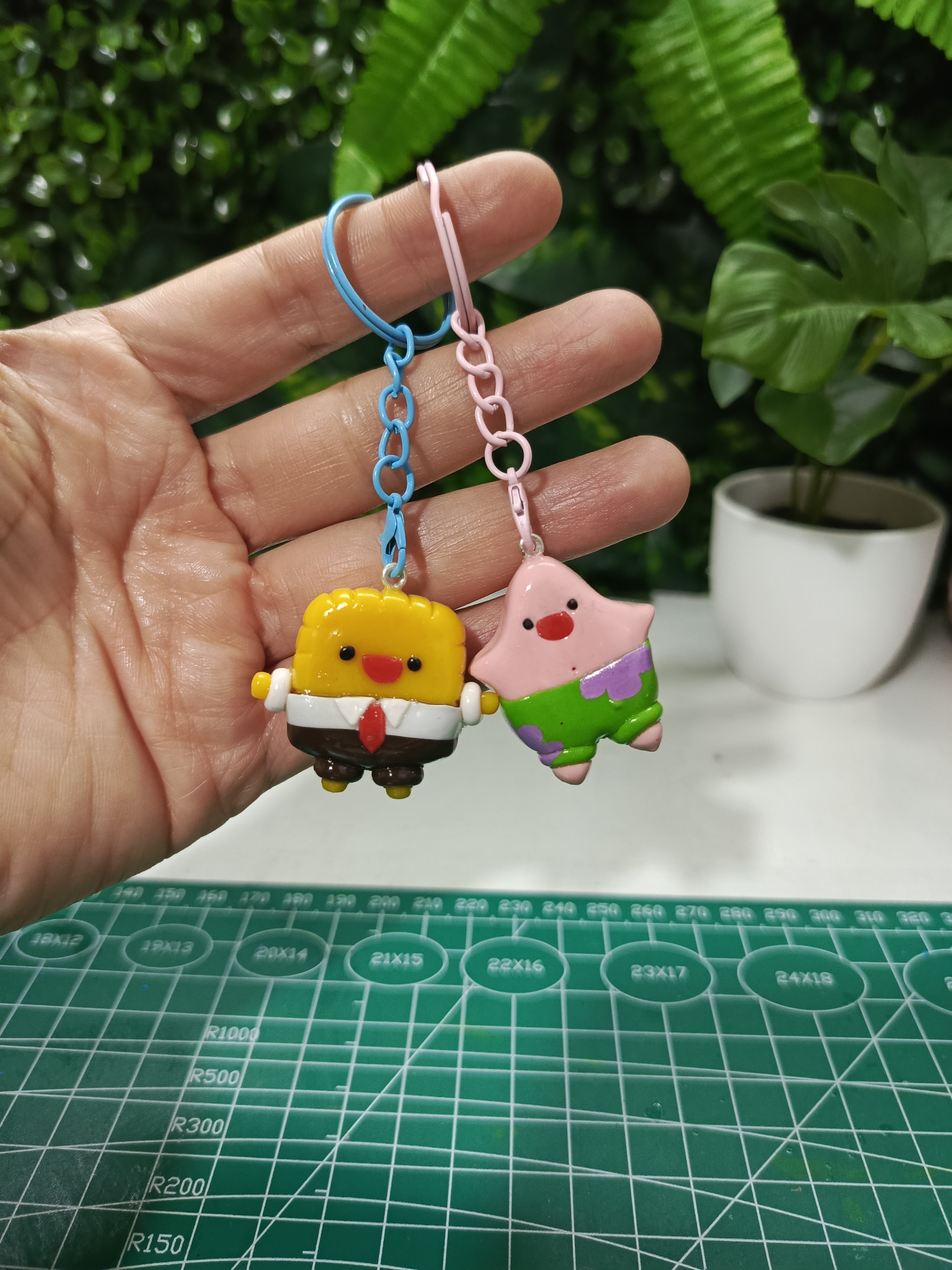 Llaveros de la amistad, Bob esponja y Patricio