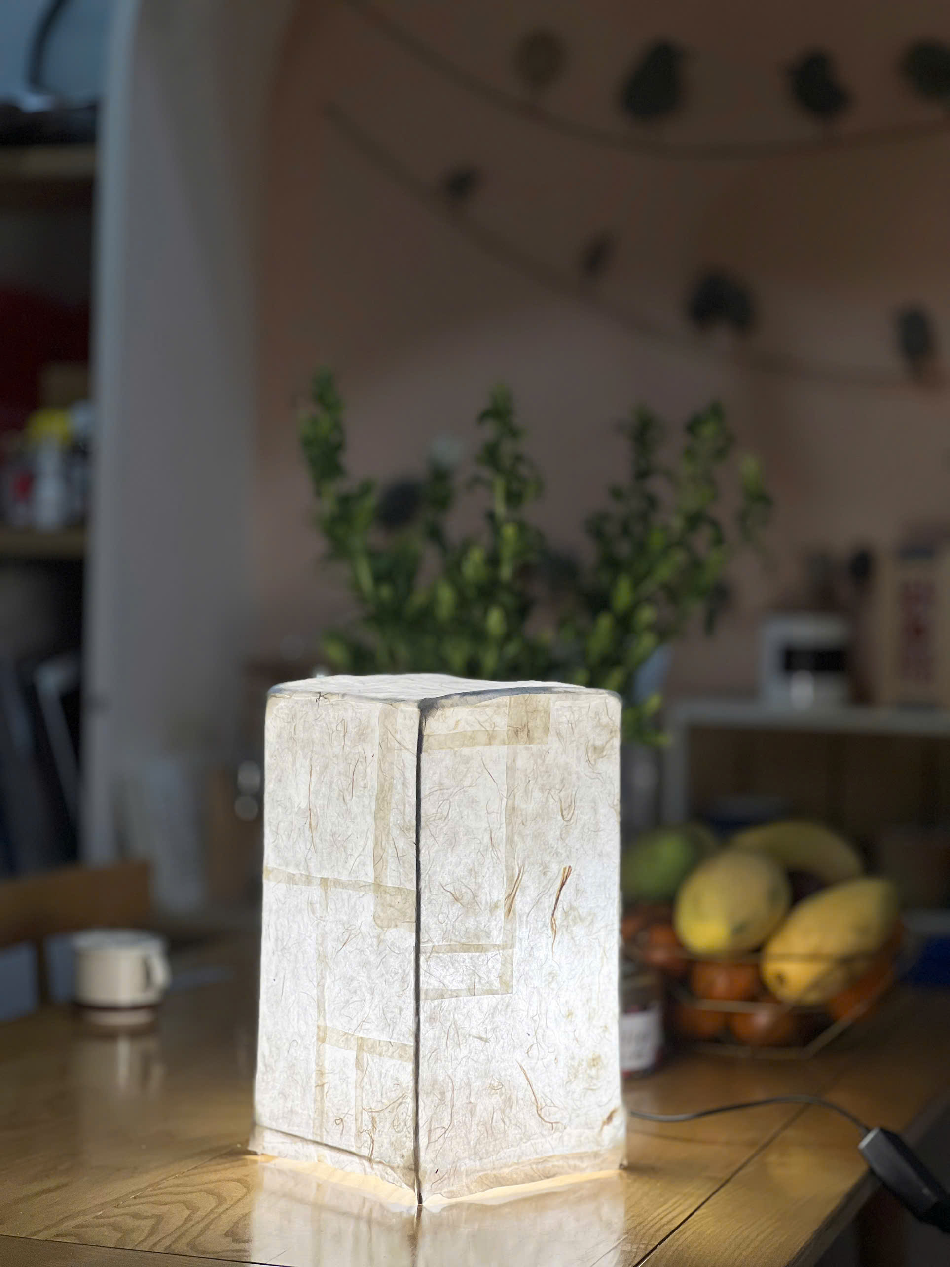 Đèn bàn đèn lồng giấy