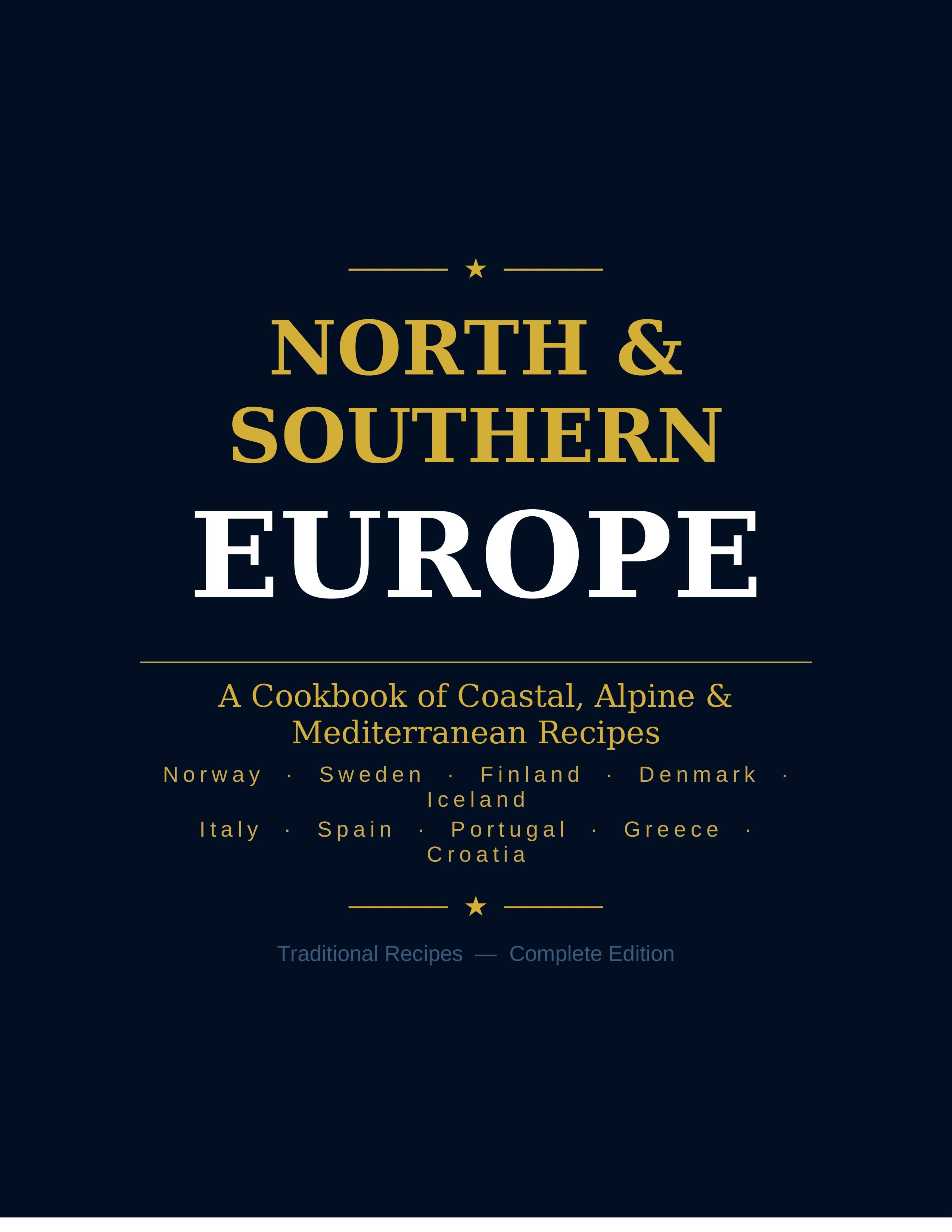 North & Southern Europe Cookbook