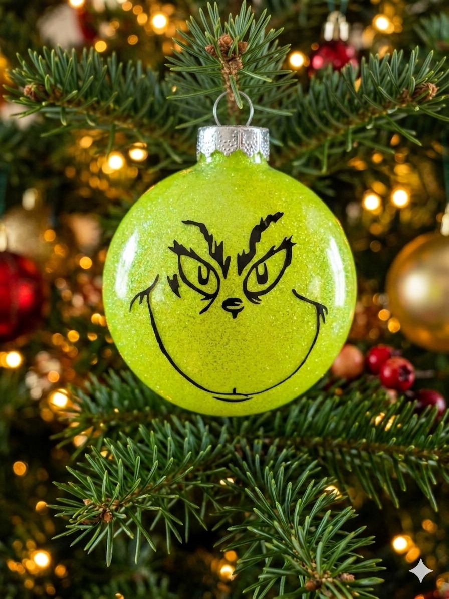 Grinch Christmas Ornament