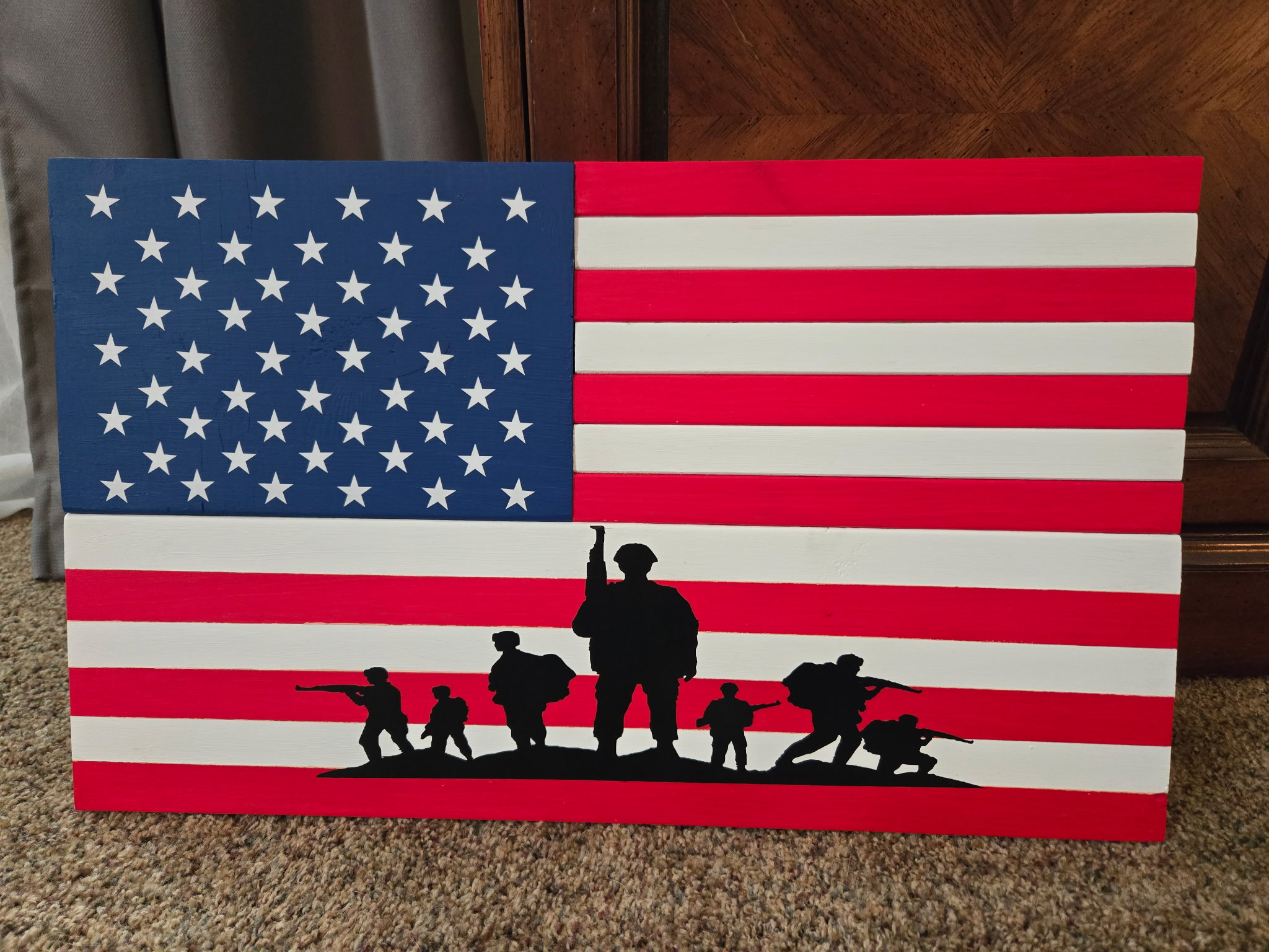 Patriotic American Flag Artwork