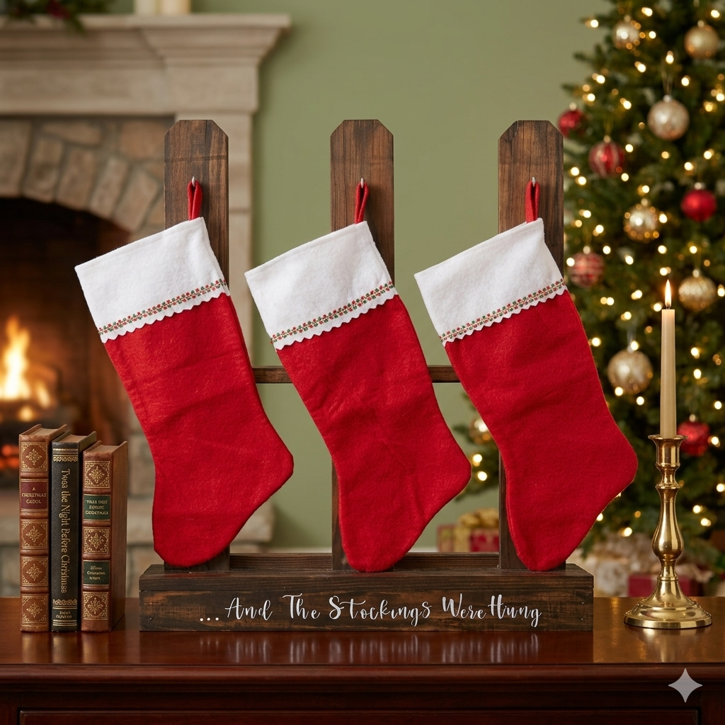 Christmas Stocking Holder Stand