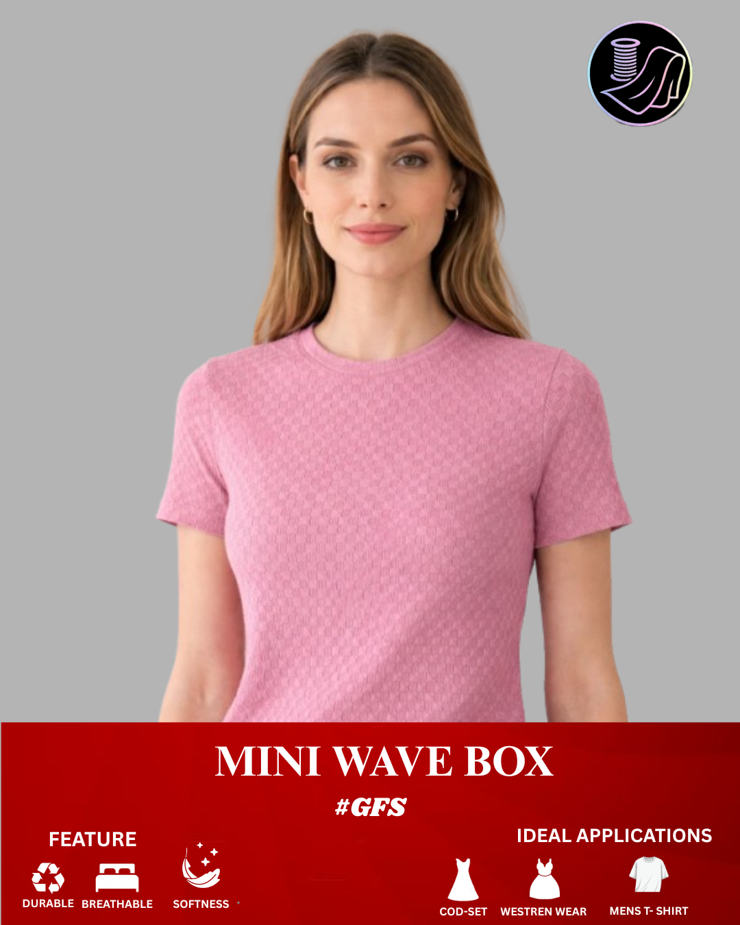 Mini Wave Box Fabric