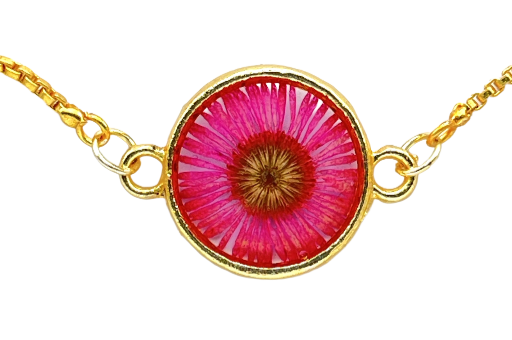 Pressed Real Flower Bracelet
