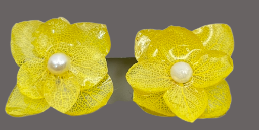 Yellow Flower Earrings (Studs)