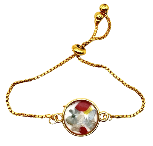 Pressed Real Flower Bracelet