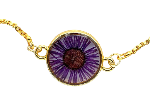 Pressed Real Flower Bracelet