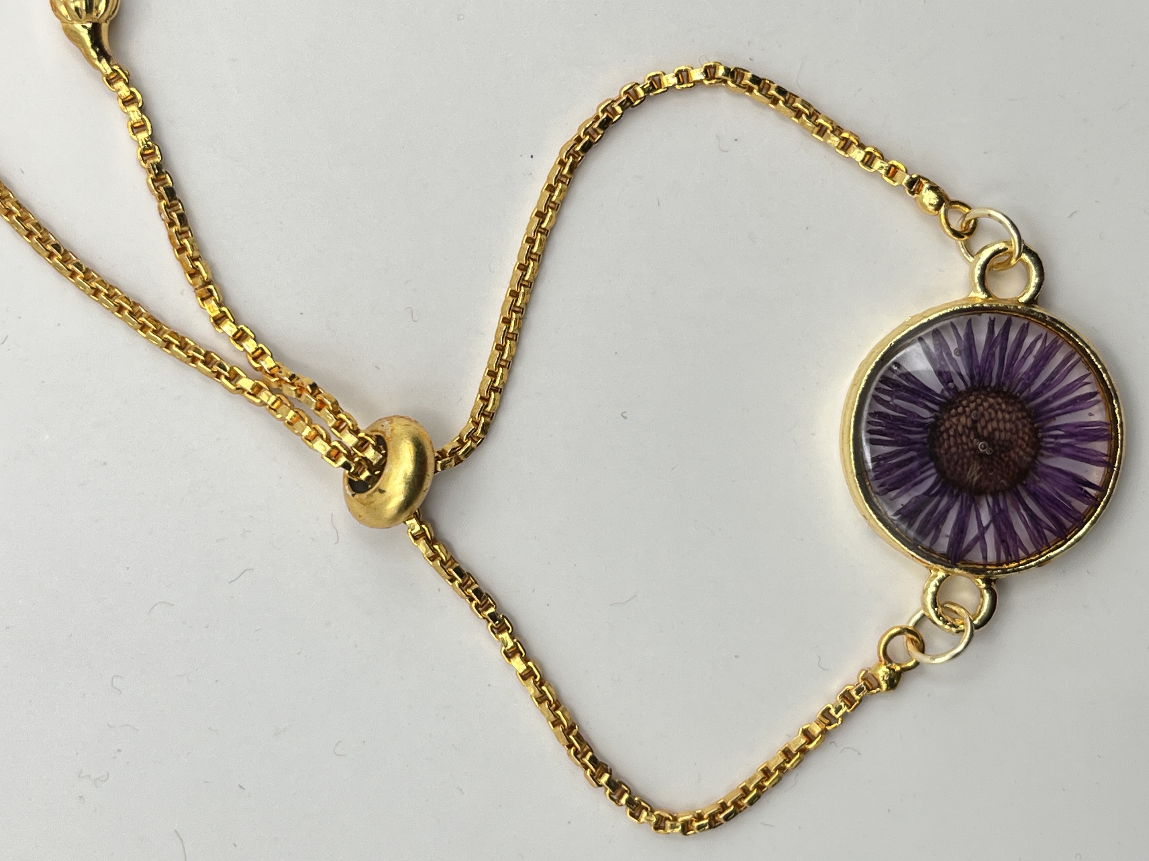 Pressed Real Flower Bracelet