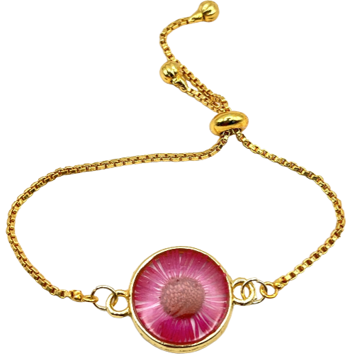 Pressed Real Flower Bracelet