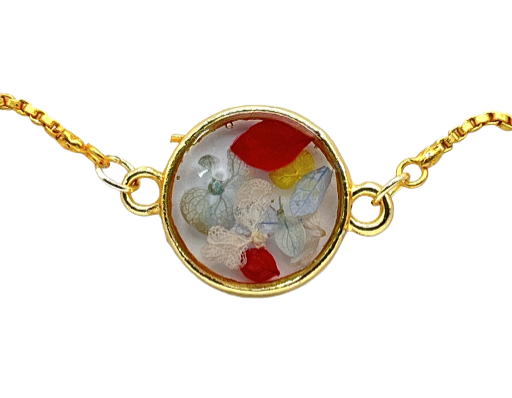 Pressed Real Flower Bracelet