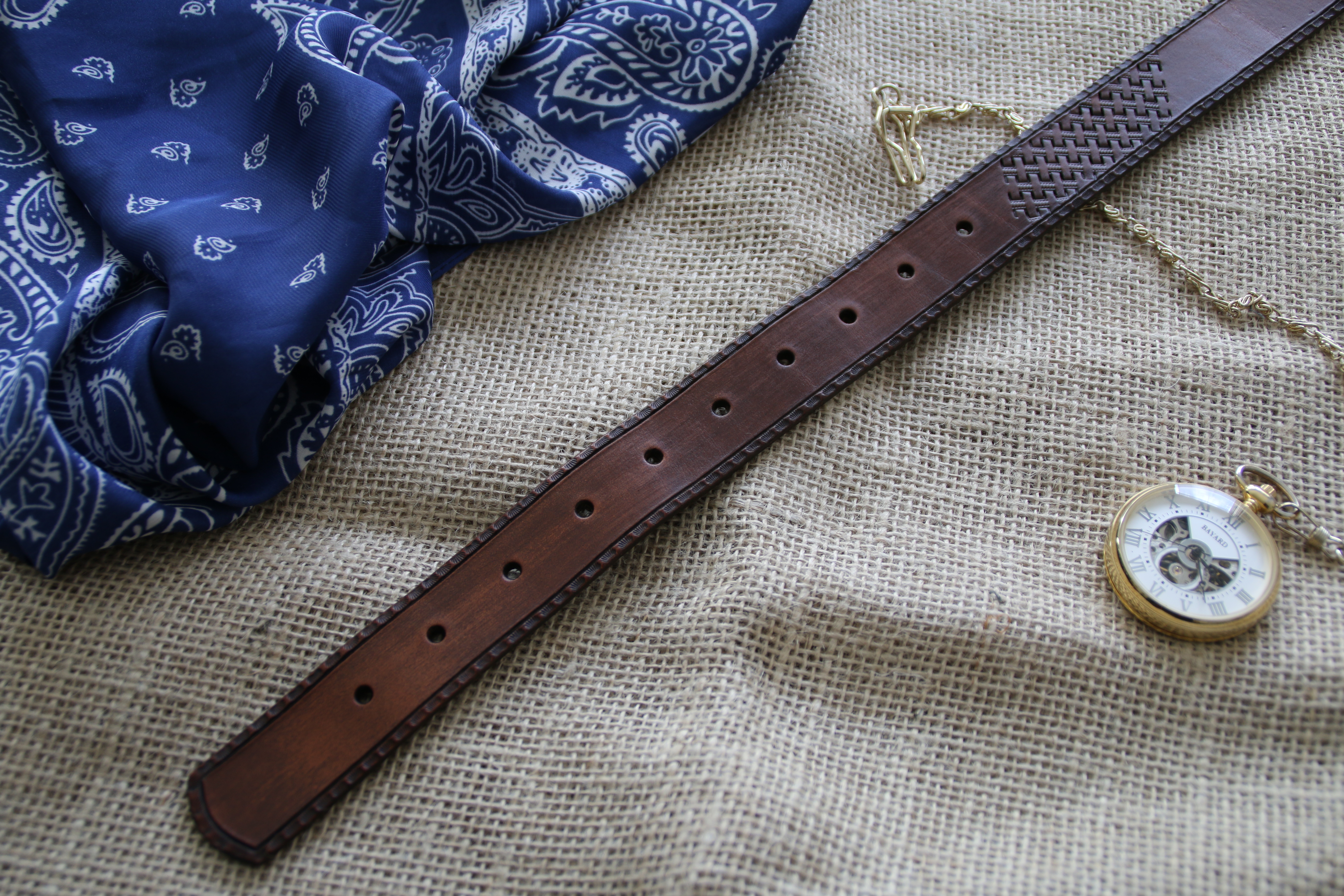 Ceinture à motifs